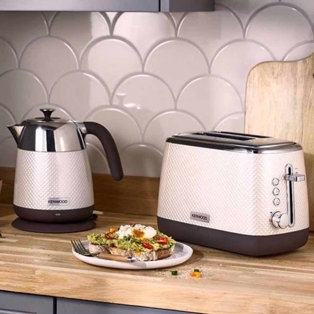Kenwood Mesmerine 2 Slot Toaster, 980W, White and Stainless Steel – 4