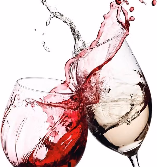 Wine Glasses Wall Mural, Red, W: 144 cm