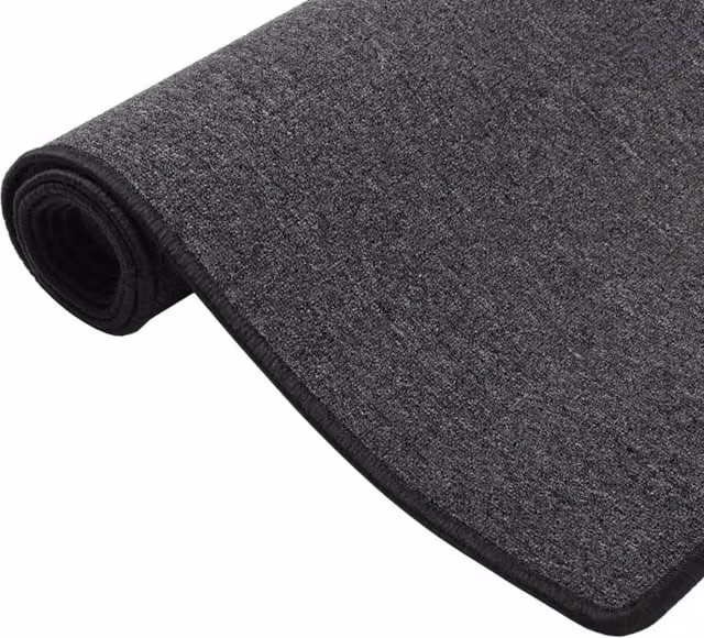 Berkfield Home Anthracite Carpet Runner, W: 50 cm, L: 300 cm