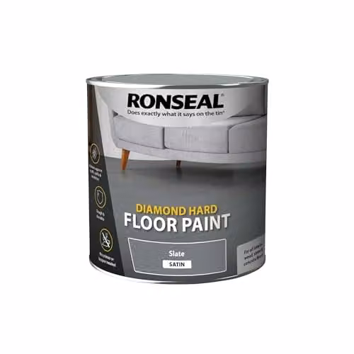 Ronseal Diamond Hard Floor Paint, Slate Grey, 2.5 l – 1