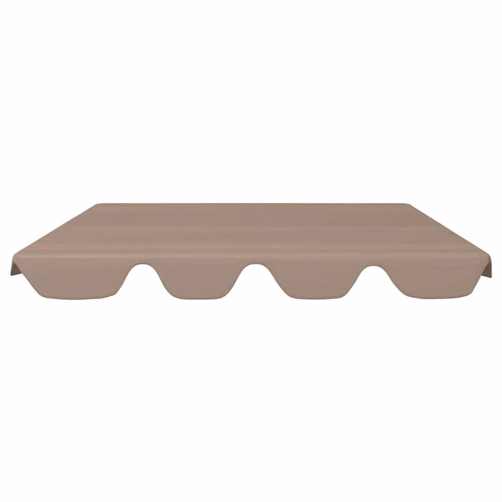 Berkfield Home Replacement Canopy for Garden Swing, Beige, W/D/H: 188 x 145 x 110 cm