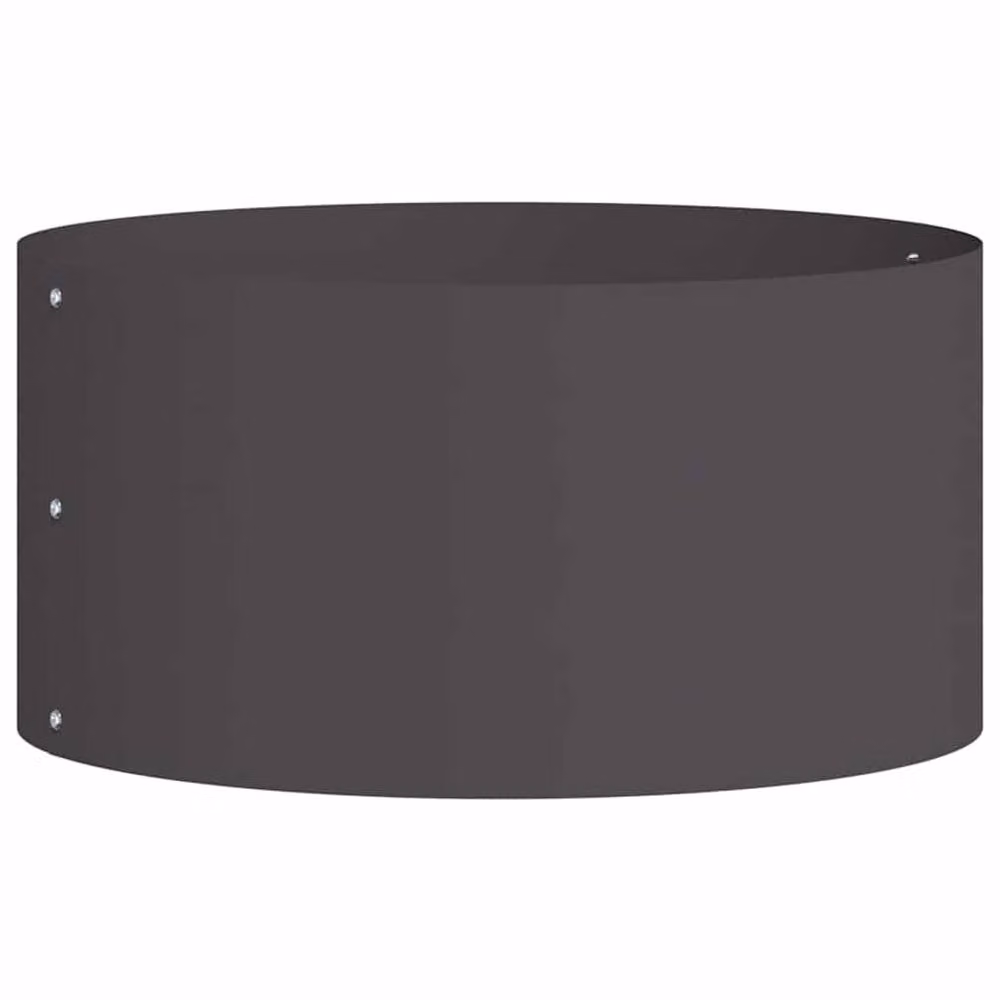 Berkfield Home Large Black Metal Planter Pot – 2
