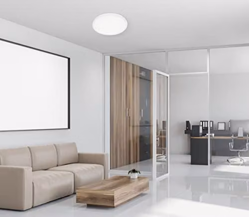 Netlighting Pelaro Modern Integrated LED Surface Panel in White, 3000K Warm White – 2