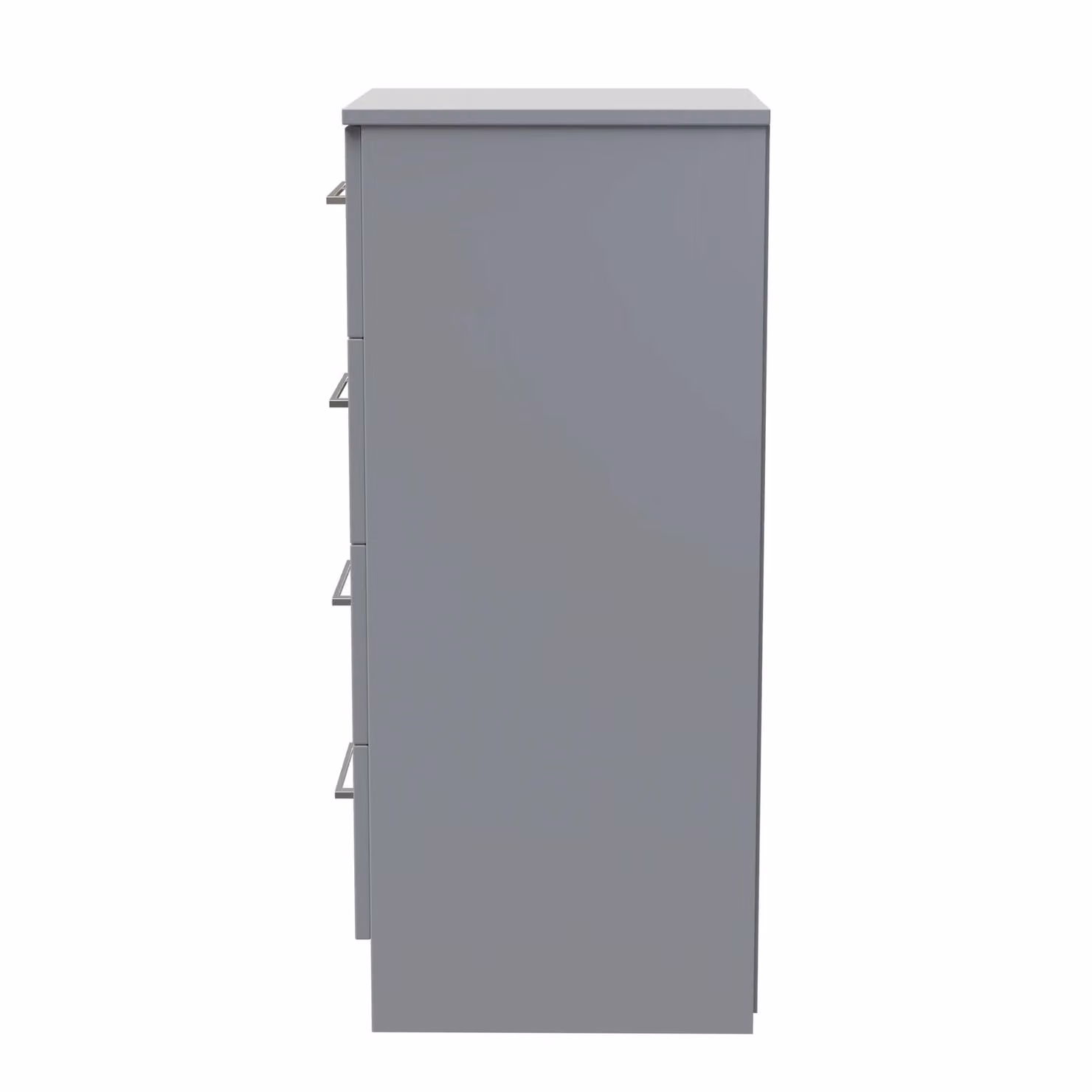 2 U Gloucester 4 Drawer Tall Bedside Chest in Dark Grey, Ready Assembled – 2