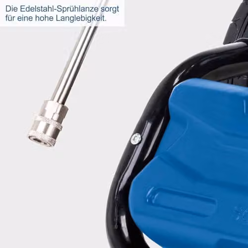 Scheppach HCP5000 Petrol Pressure Washer in Blue with 5.9hp 4-Stroke Engine, 241bar Pressure and 570L/h Flow Rate – 3