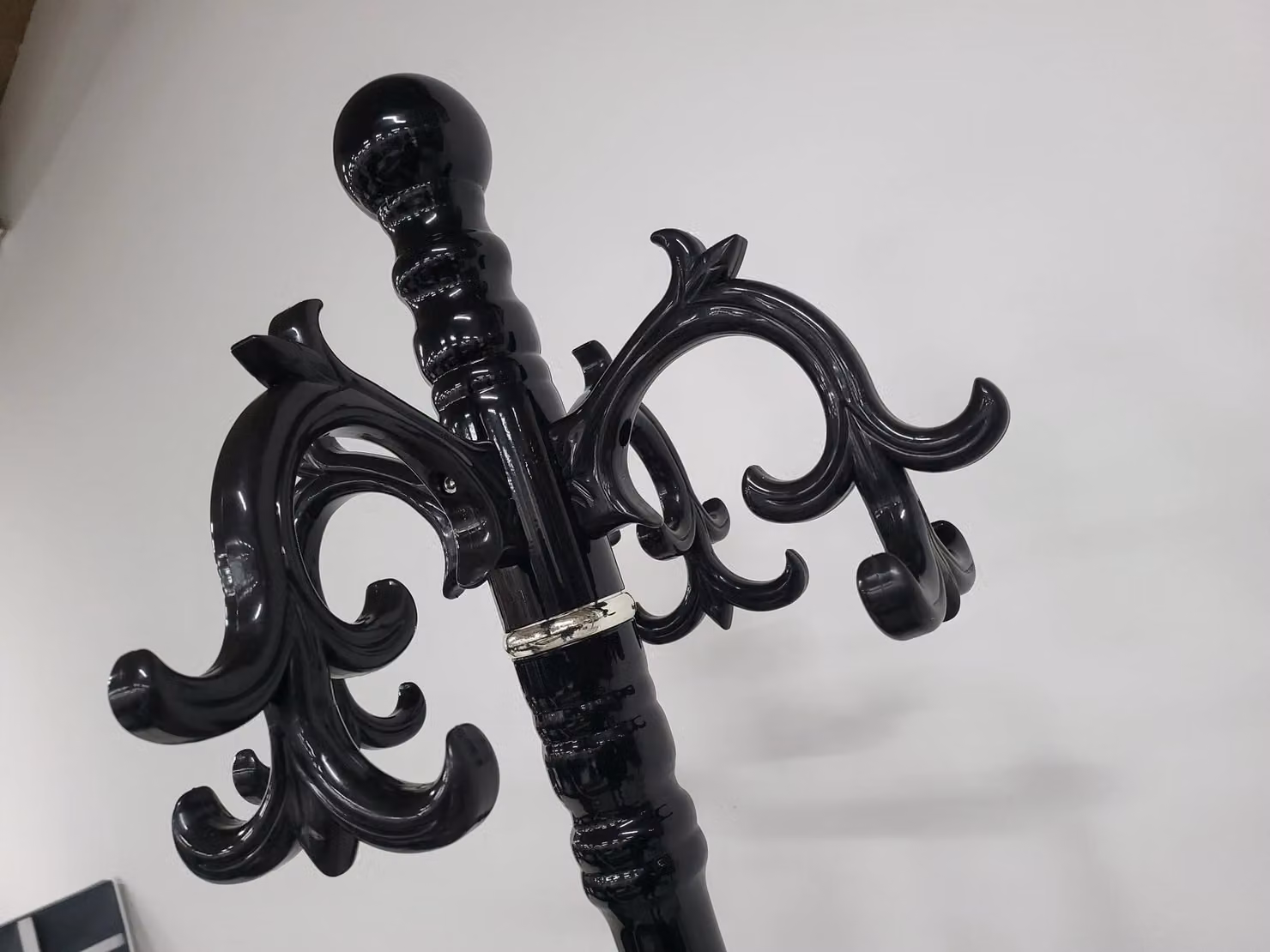Modernique Vintage Style Post Tree Coat Stand in Brown, H 198 cm x W 80 cm x D 40 cm – 4