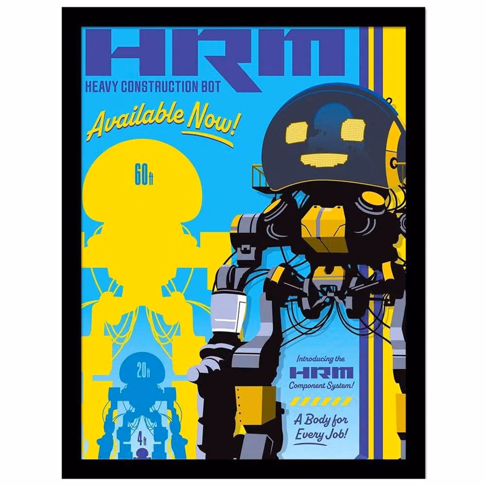 Netflix HRM Multicolour Framed Graphic Paper Poster – 2