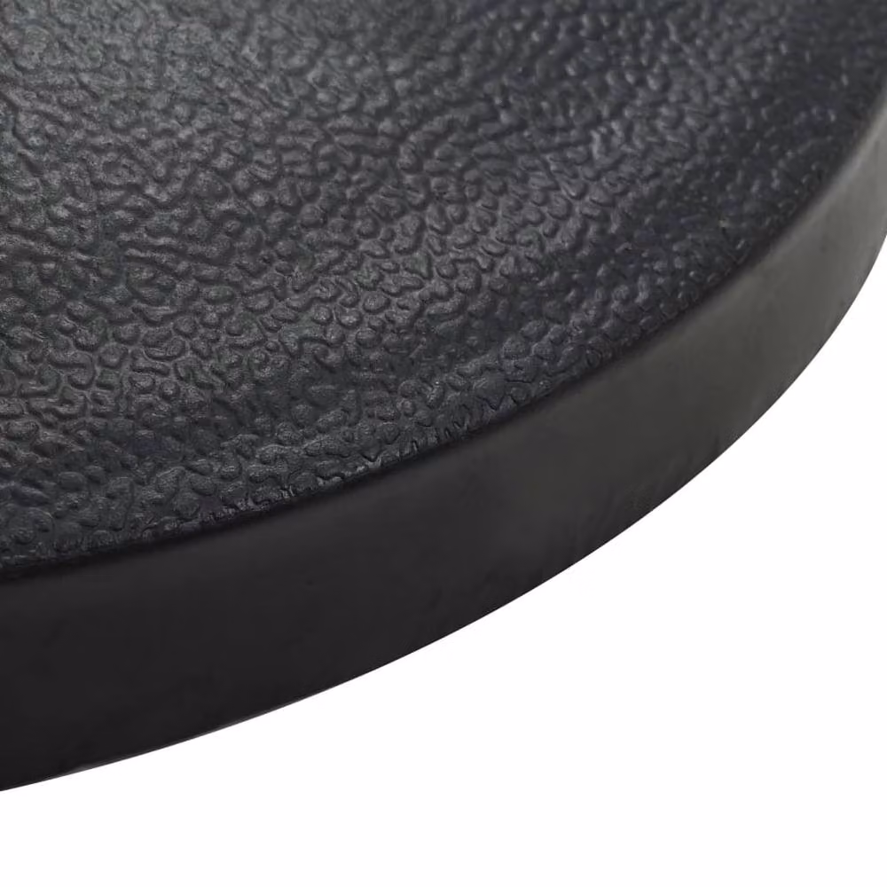 Berkfield Home Half Round Polyresin Parasol Base, 15 kg, Black – 3