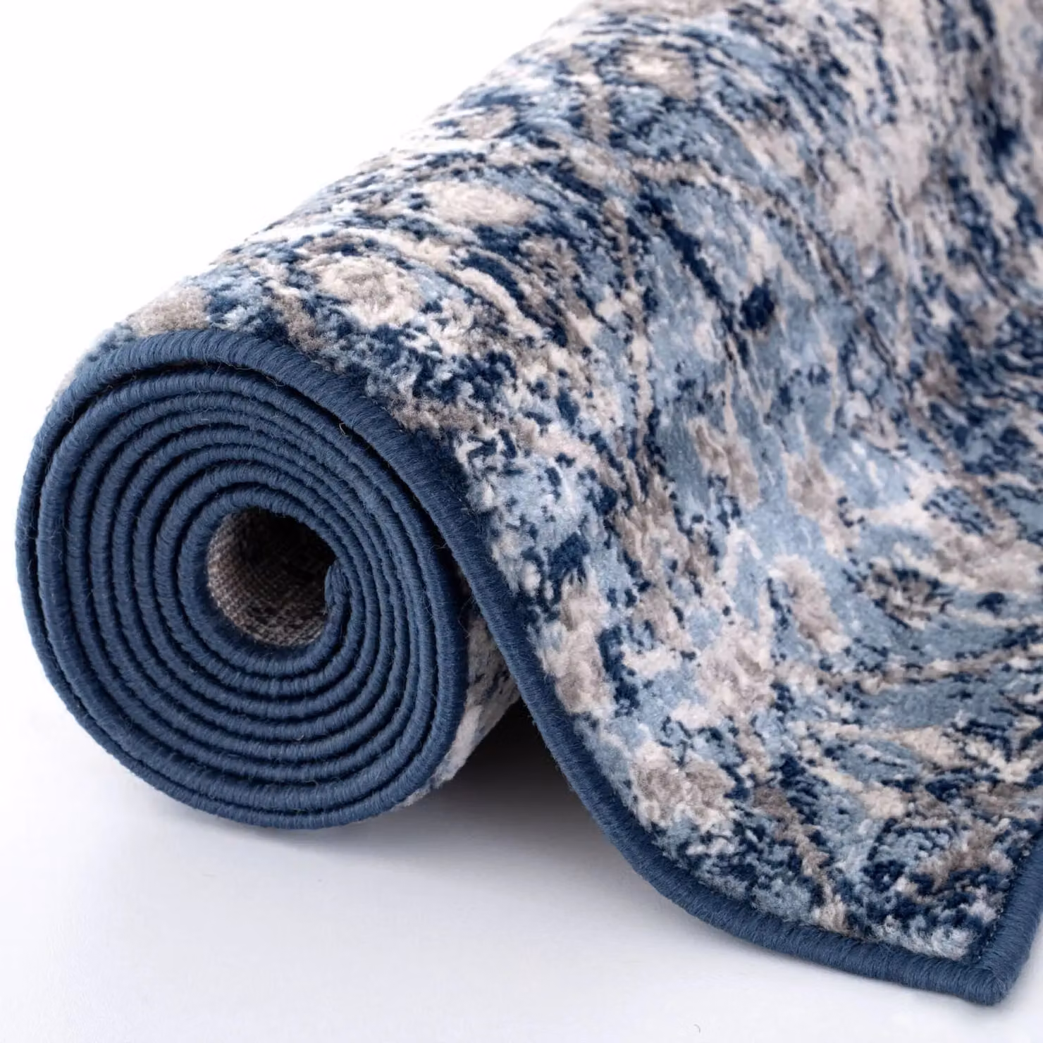 THE RUGS Montana Vintage Oriental Area Rug in Navy and White, W: 160 cm, D: 230 cm – 4