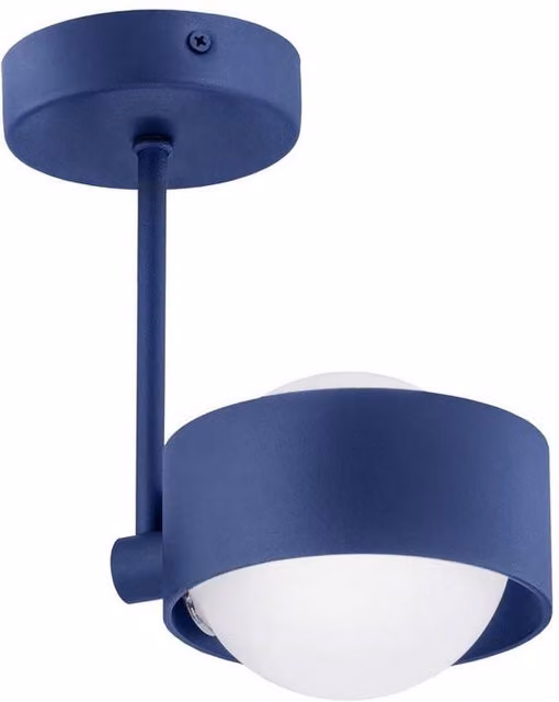 Netlighting Massimo Plus Outdoor Globe Ceiling Light in Navy Blue, IP44 Rated – 1