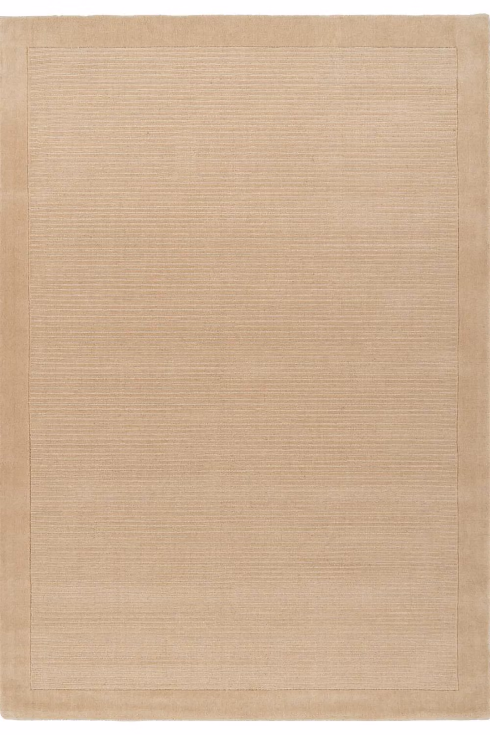 Kukoon Hand-Tufted Natural Wool Plush Deep Pile Area Rug in Beige, Grey and Green, W: 120 cm, L: 170 cm