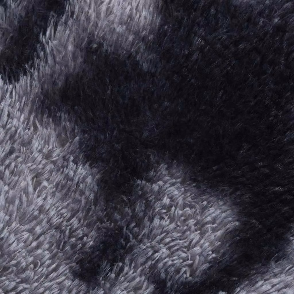 Berkfield Home NAVARRA Shaggy High Pile Rug, Dark Grey, W/D/H: 200 x 200 x 1 cm – 6