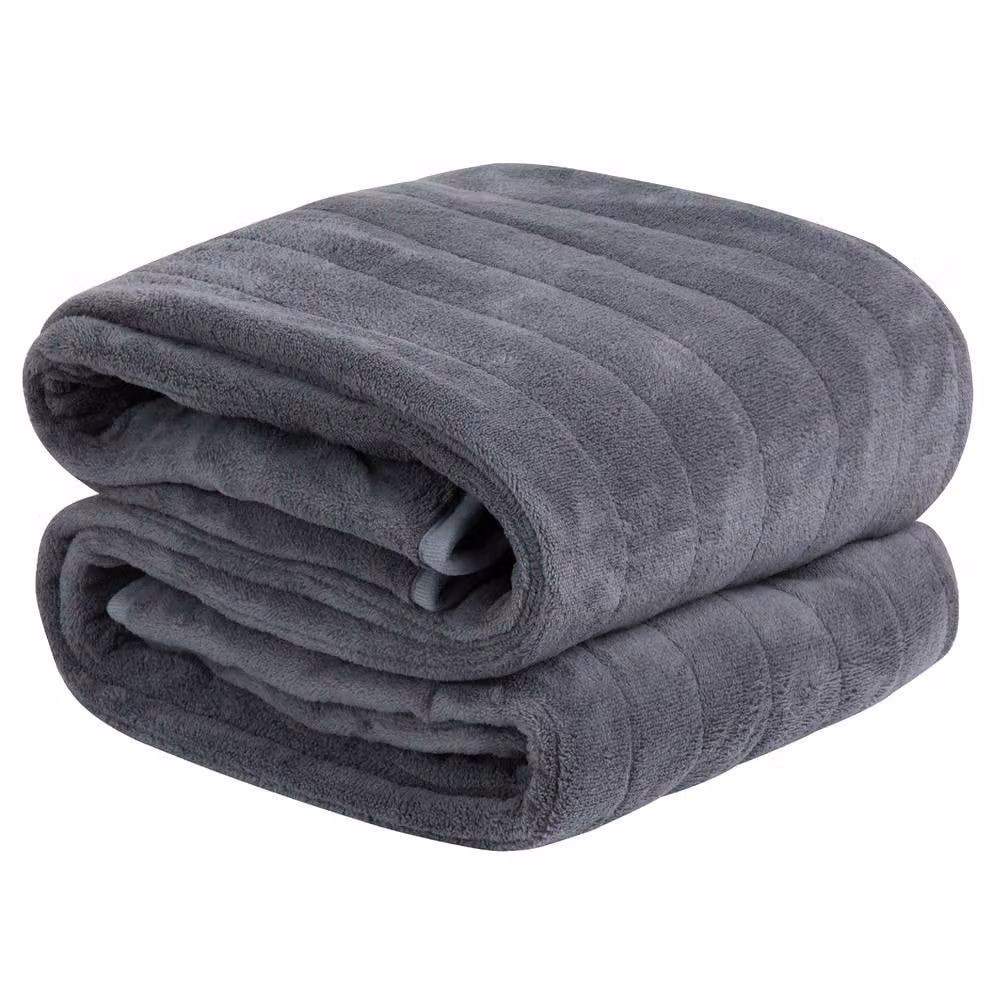 Russell Hobbs Microfleece Electric Heated Throw in Black, W/D/H: 180 x 130 cm – 9