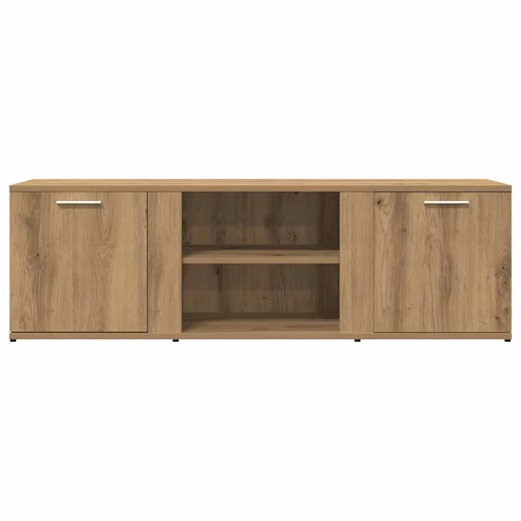 Berkfield Home Artisan Oak TV Cabinet in Brown, W/D/H: 120 x 34 x 37 cm – 3