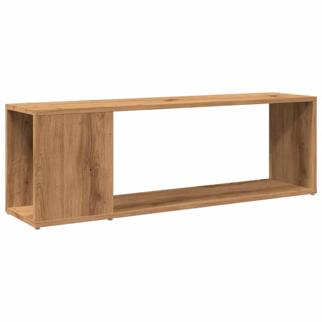 Berkfield Home Artisan Oak TV Cabinet in Brown, W/D/H: 100 x 24 x 32 cm – 2