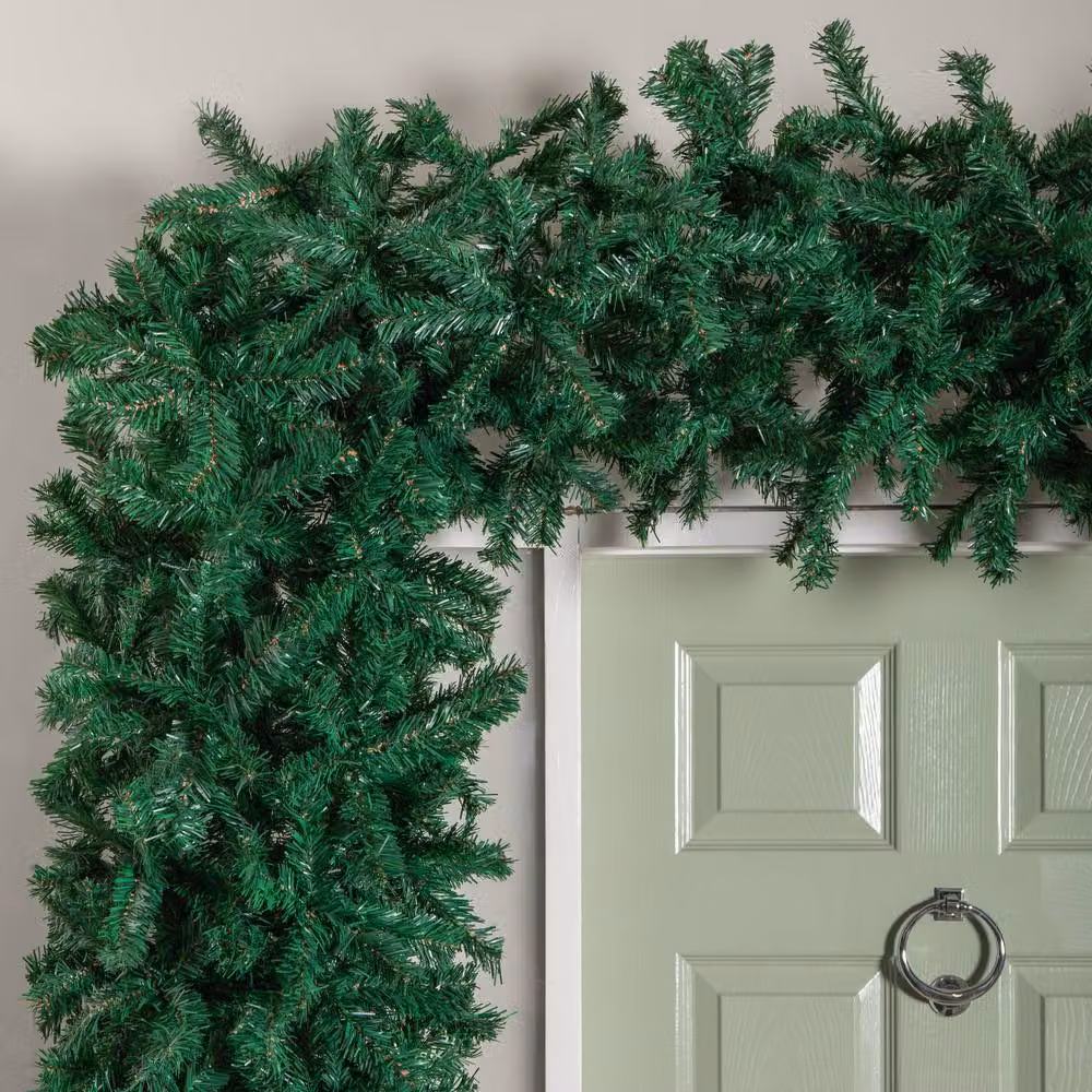 Samuel Alexander Green Single Door Plain Flat Top Christmas Tree Arch – 5