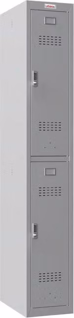 Phoenix Safe Company PL1230GGE Personal Locker in Grey with Electronic Locks and Internal Shelves, H 180 cm x W 100 cm – 1