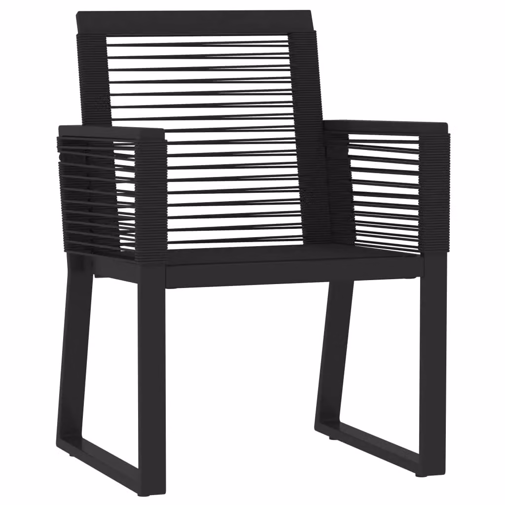 Berkfield Home 9 Piece Modern Garden Dining Set in Black – 3