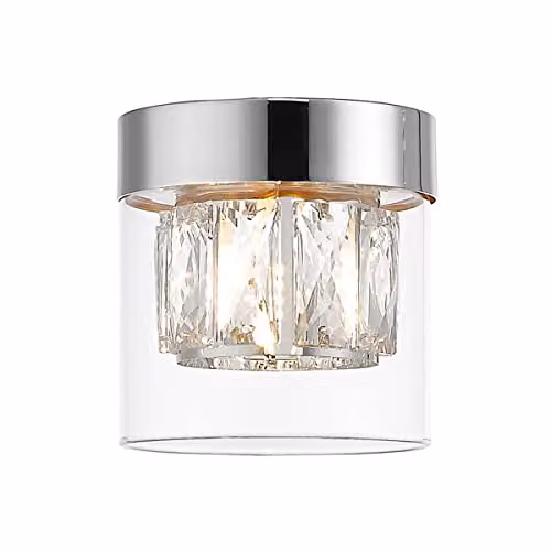 Zumaline GEM Surface Downlight in Chrome with G9 Bulb Compatibility