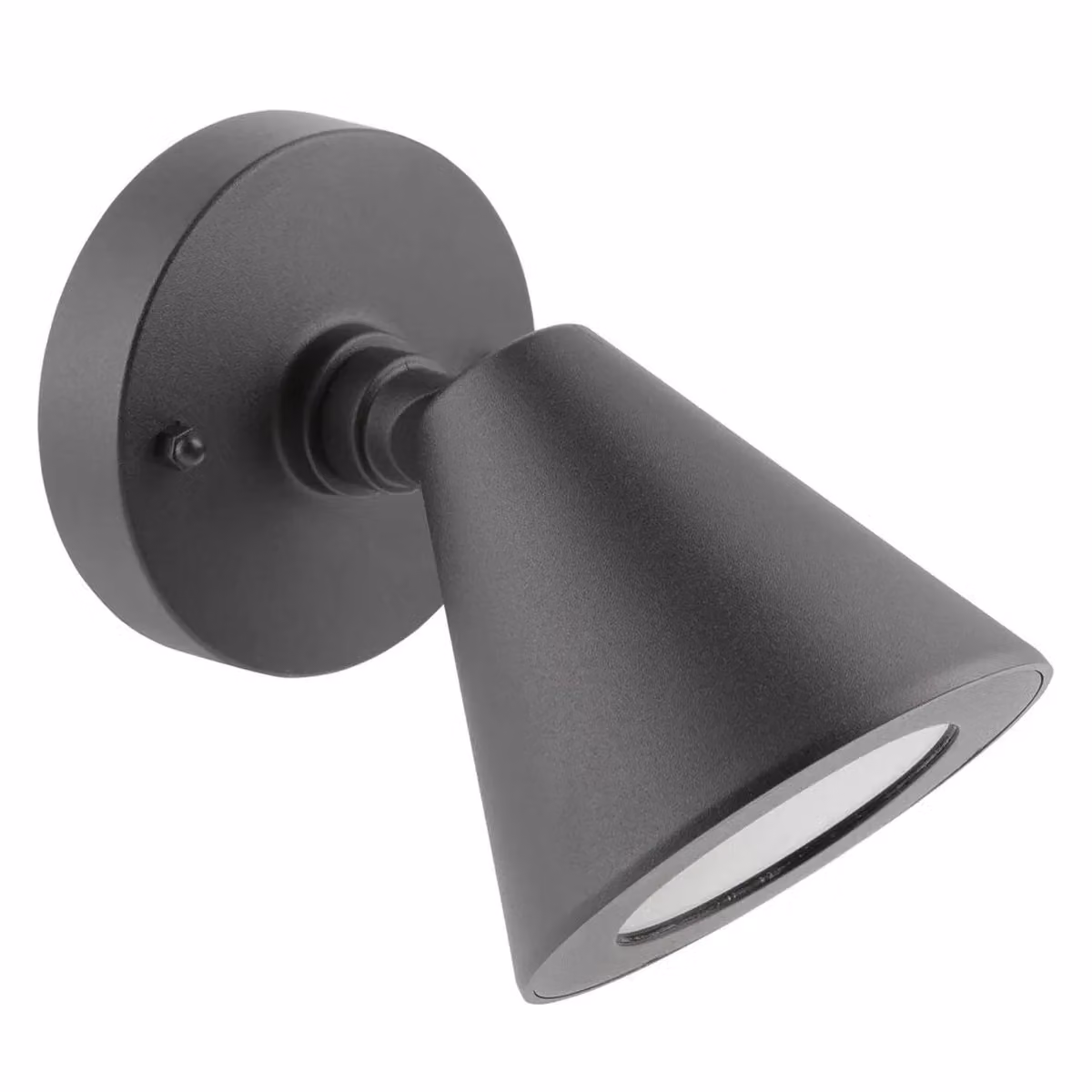 CGC Lighting Molly Modern Cone Outdoor Wall Light in Grey with Transparent Glass – 2