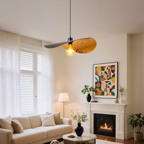 Harper Living Modern Adjustable Pendant Light Fitting in Black and Gold, W/D/H: 50 x 46 x 117 cm – 2