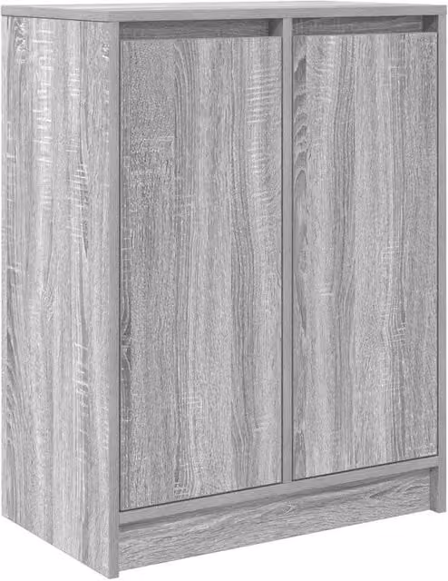 Berkfield Home Grey Sonoma Sideboard, W/D/H: 57 x 34 x 76 cm