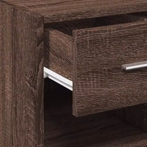 vidaXL Brown Oak Sideboard in Engineered Wood W/D/H: 40 x 42.5 x 93 cm – 4