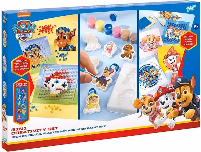 Totum Paw Patrol 3 in 1 Multicolour Creativity Set with Foam
