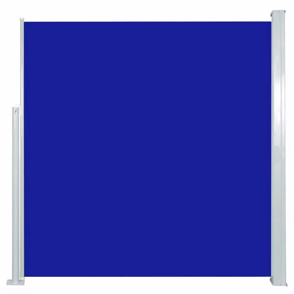 Berkfield Home Retractable Single Side Awning in Blue, W/H: 300 x 140 cm – 2