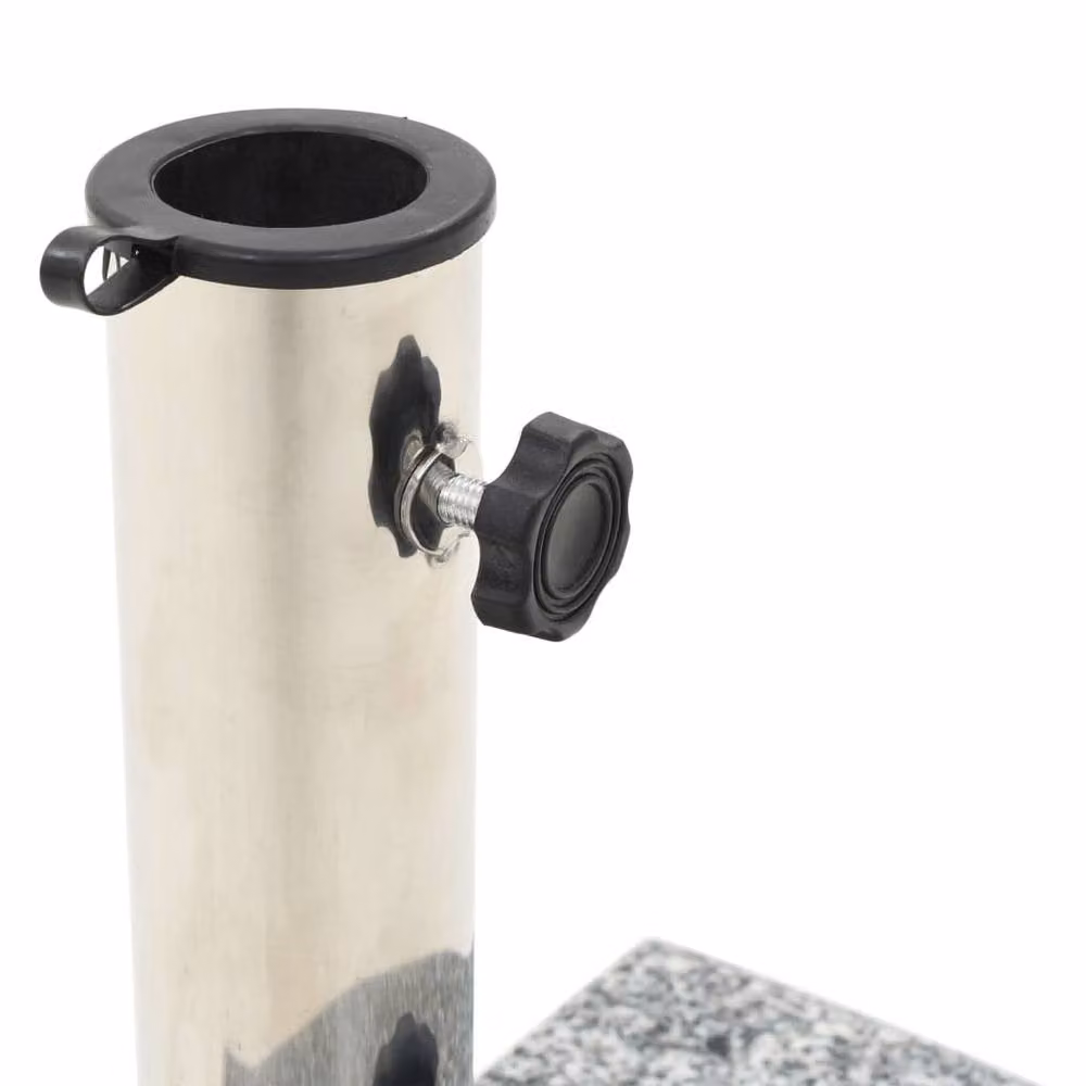 Berkfield Home Curved Granite Parasol Base, Grey, 10 kg – 2
