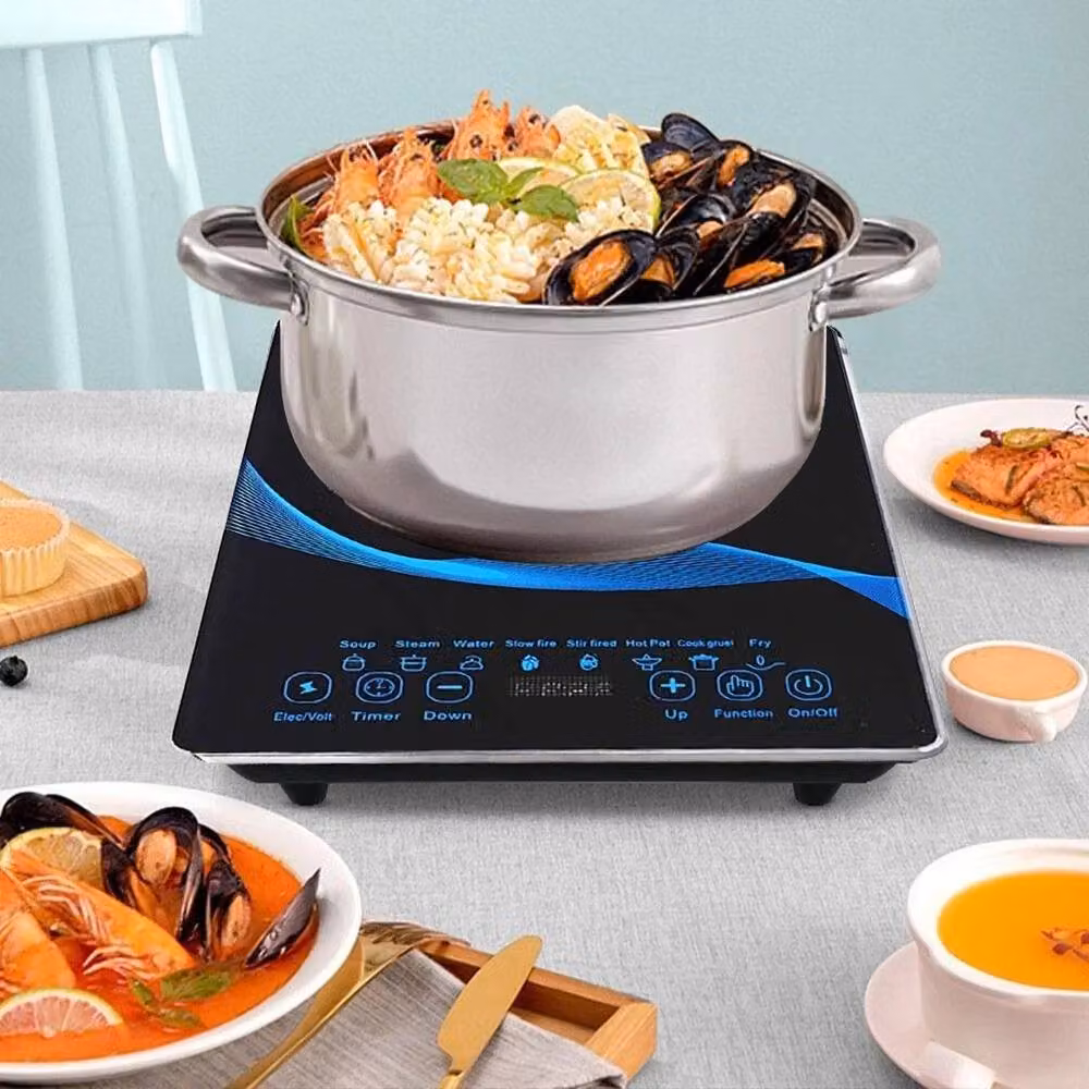 SPETLEK Portable Electric Induction Hob with Digital Touch Display in Black – 3