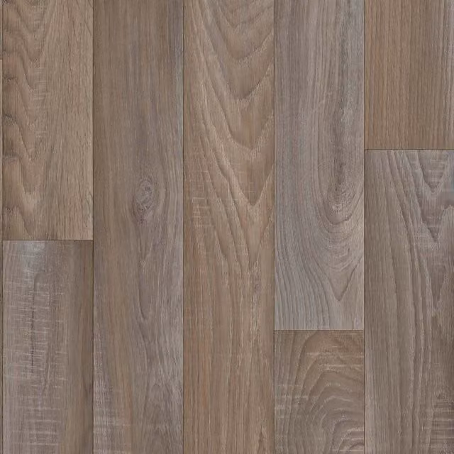 Vinyl Flooring UK Light Brown Wood Effect 2.8mm Sheet Vinyl Flooring W: 200 cm, D: 300 cm