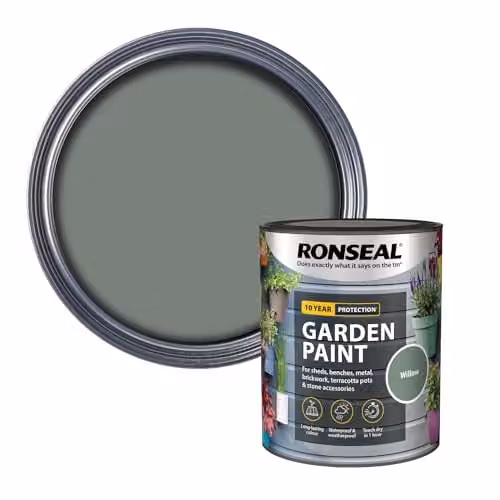 Ronseal Garden Paint in Green, 750 ml