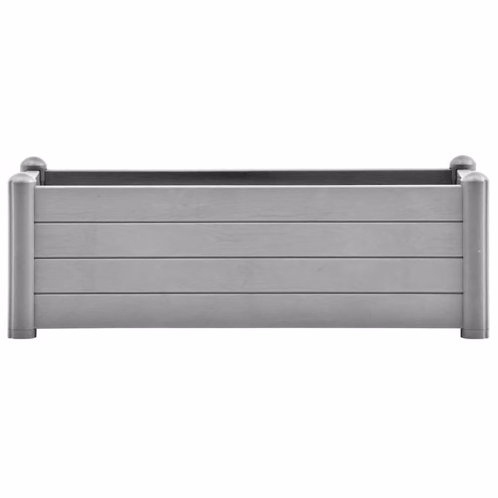 Berkfield Home Garden Raised Bed in Stone Grey, W/D/H: 100 x 43 x 35 cm – 3