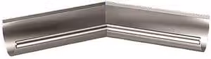 Lindab Majestic Steel Half Round Gutter Internal Angle 135, 100mm, Silver Galvanised