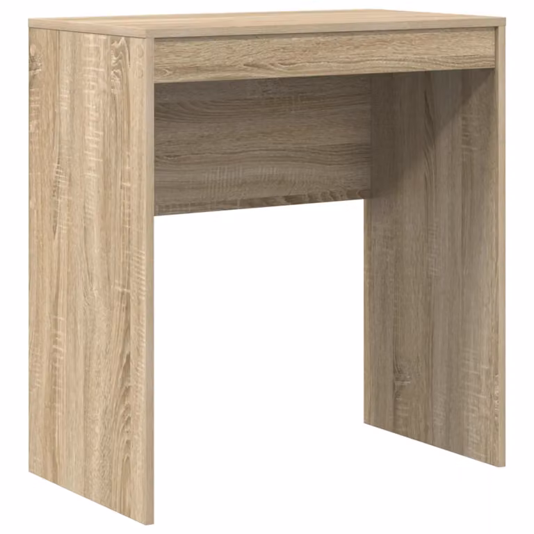 Berkfield Home Writing Desk in Sonoma Oak and Brown, W/D/H: 70 x 40 x 76 cm