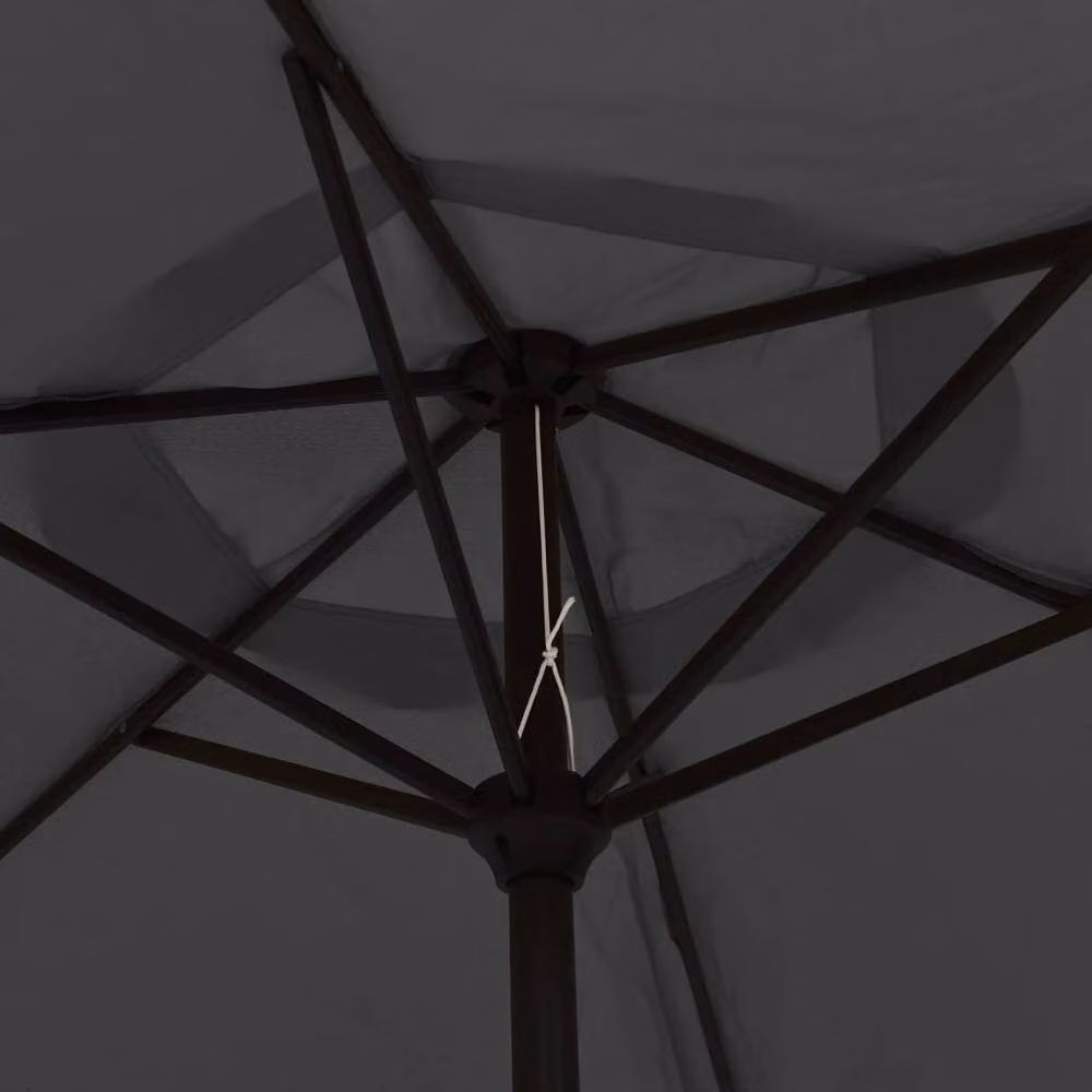 Berkfield Home Outdoor Parasol with Steel Central Pole, Anthracite and Black, Diameter: 300 cm – 3