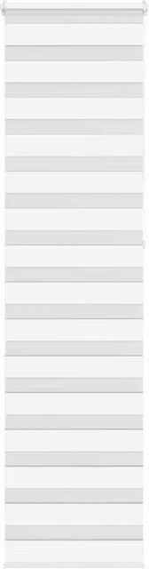 Berkfield Home White Zebra Blind with Polyester Fabric, W: 65 cm, H: 230 cm