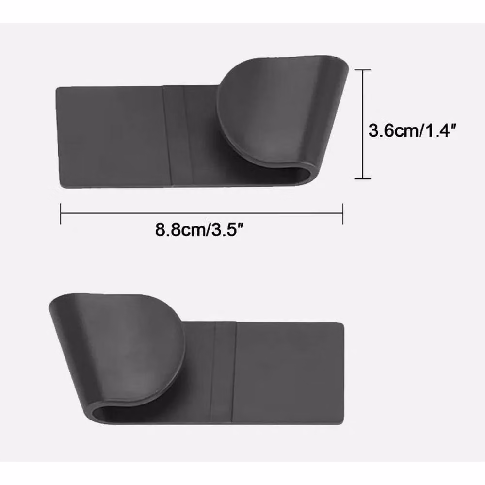 PAWNORA 6-Piece Adhesive Plastic Pan Lid and Saucepan Storage Holder in Grey – 2