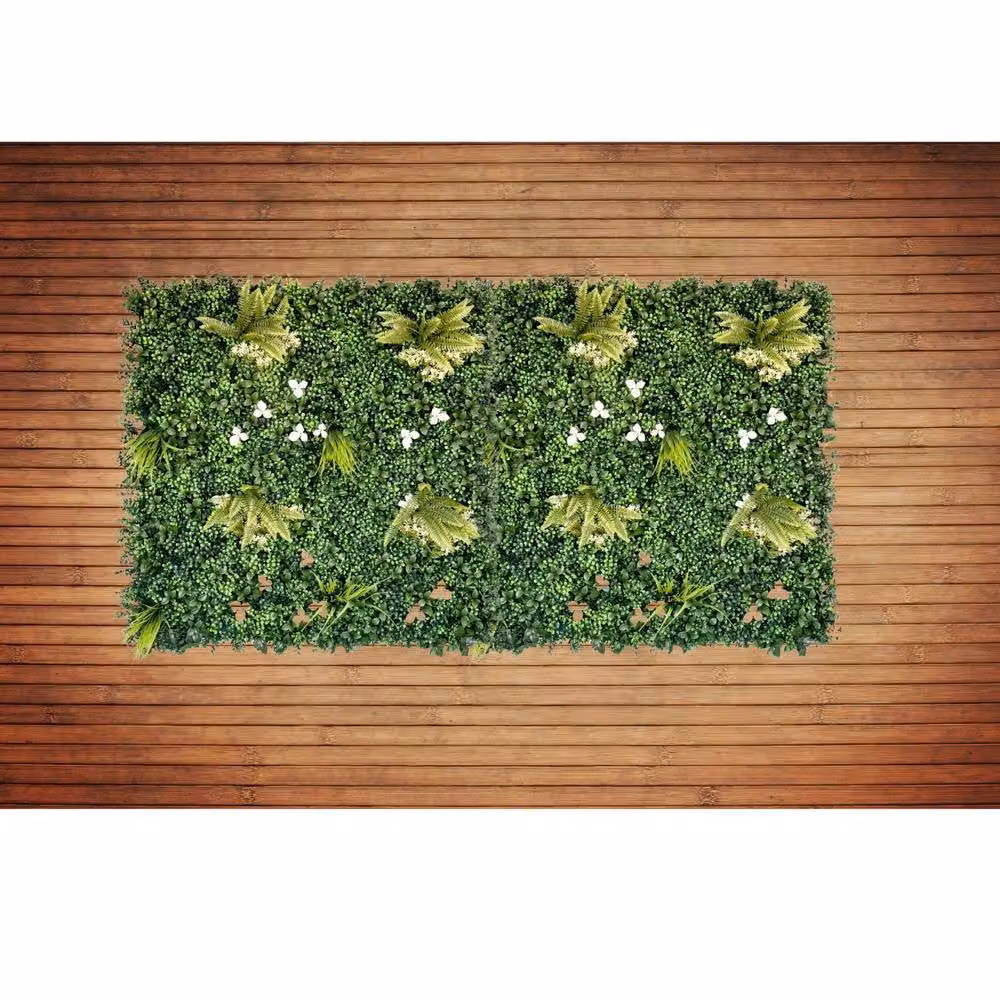 Ark Mat Cliff Side Artificial Plant Living Wall Panel, Green, W x H: 100 x 100 cm – 9