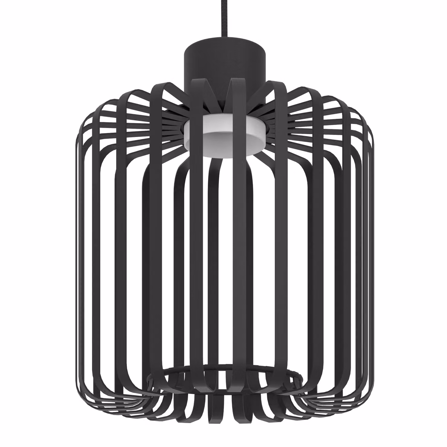 Eglo Ginestrone-Z Black Steel RGB 3 Light LED Pendant Light – 2