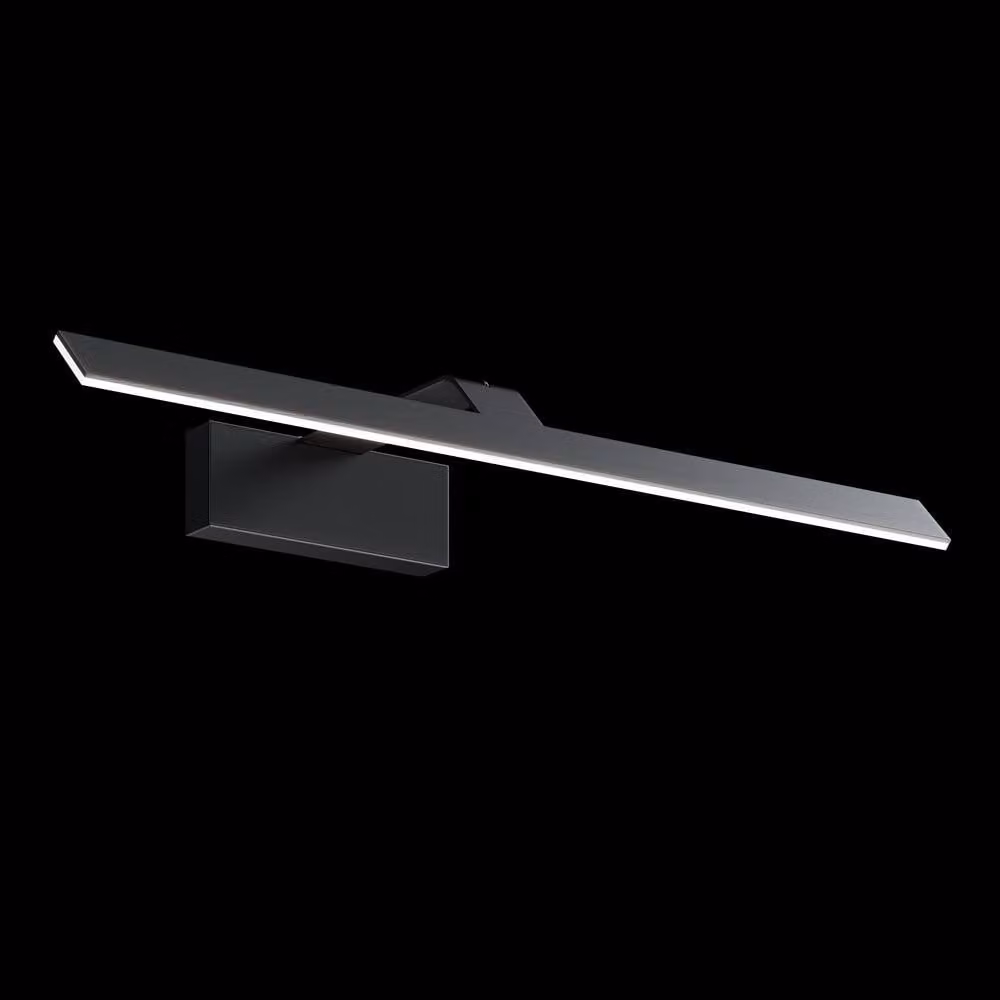 Netlighting Decart Black LED Mirror and Picture Light with 4000K Cool White Light – 2