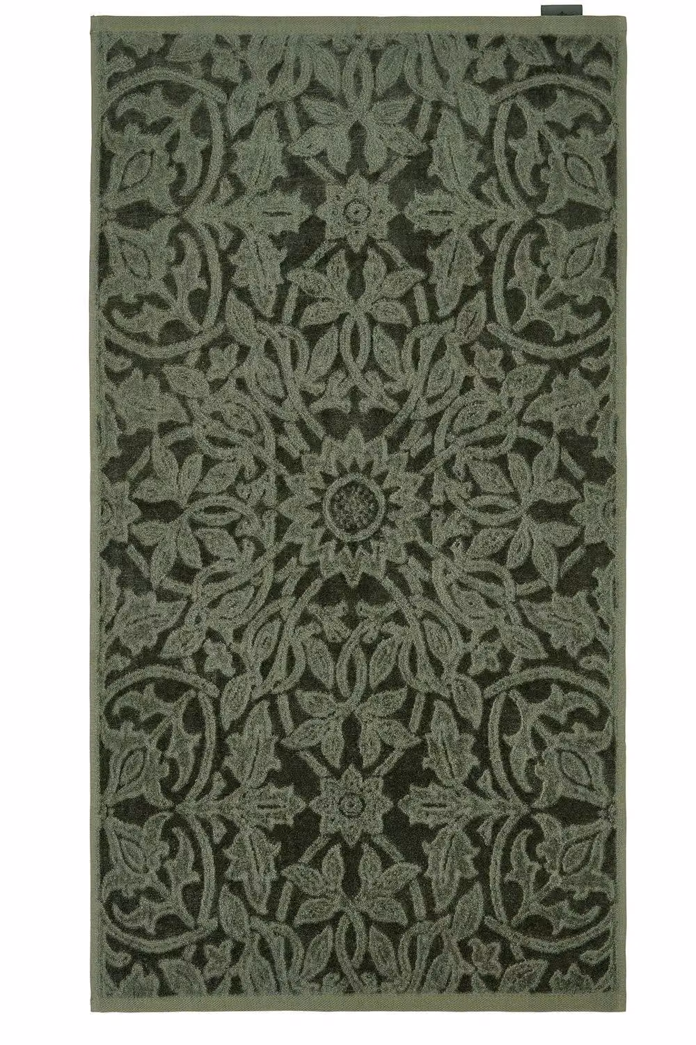 Morris & Co St James Green Floral Cotton Terry Bath Sheet – 3