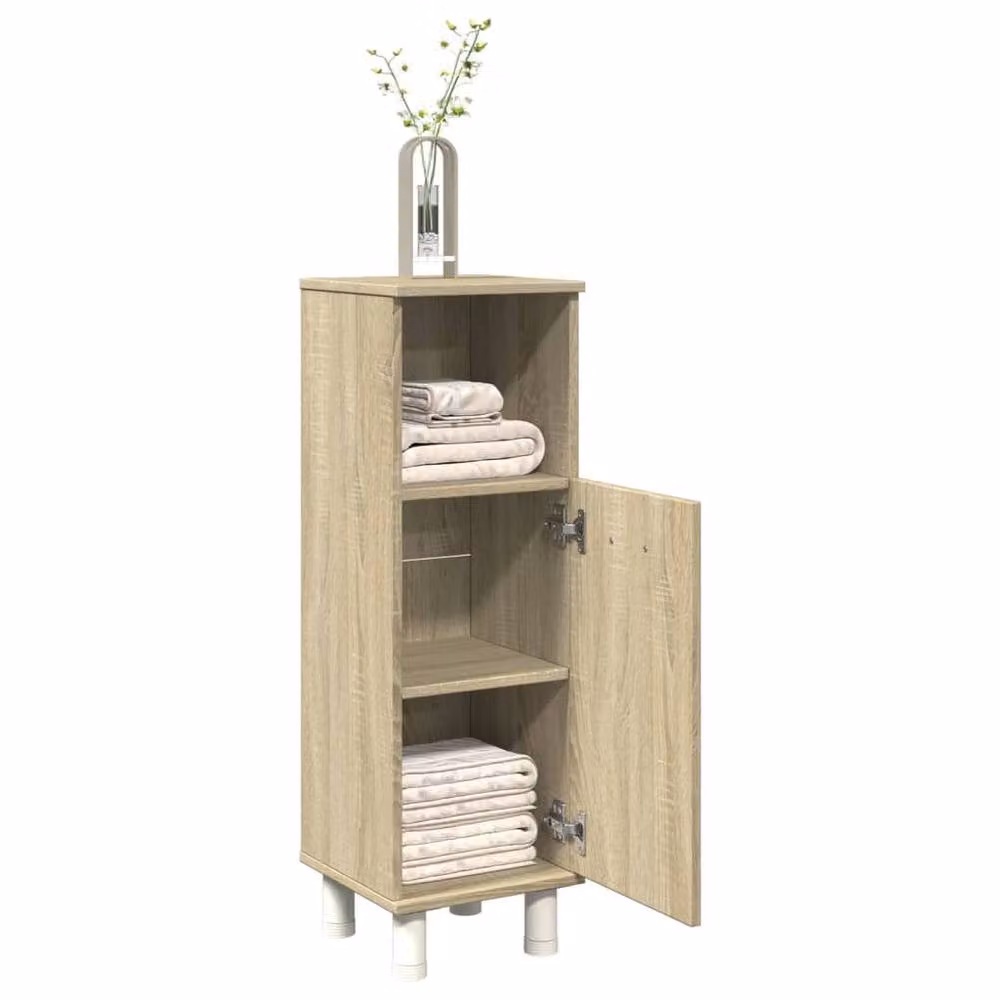 Berkfield Home Sonoma Oak Bathroom Cabinet, Brown, W/D/H: 30.5 x 30.0 x 95.0 cm – 2