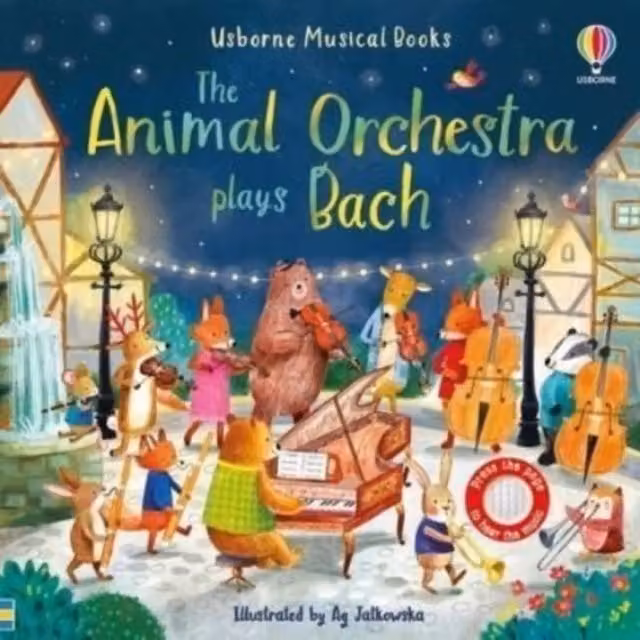 Sam Taplin The Animal Orchestra Plays Bach Multicolour Board Book
