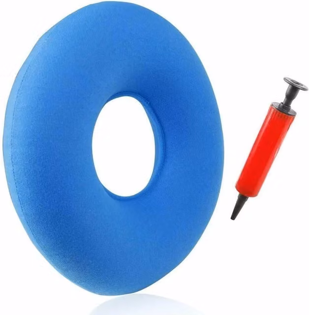 FLAVORA Blue Inflatable Ring Cushion – 1