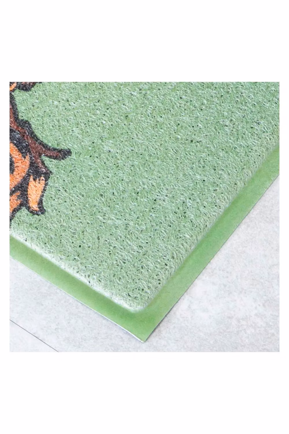 Artsy Mats Highland Cow Doormat, Green, W: 70 cm, D: 40 cm – 2