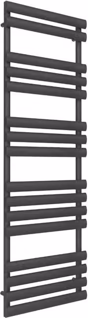 Reina Arbori Anthracite Designer Heated Towel Rail in Grey, H x W: 151 x 50 cm