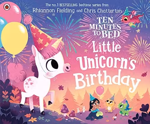 Ladybird Ten Minutes to Bed: Little Unicorn's Birthday Multicolour Paper Book