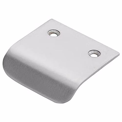 Loops Semi-Concealed Cabinet Finger Pull Handle in Satin Chrome with 29mm Fixing Centres